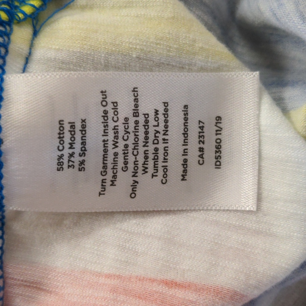 Talbots Belted Stripe Midi Dress Size Medium - Picture 8 of 9